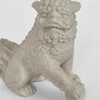 Foo Dog Sculpture Grey Set