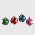 Vixen & Velvet Carnival Baubles Multicolour - Set of 4