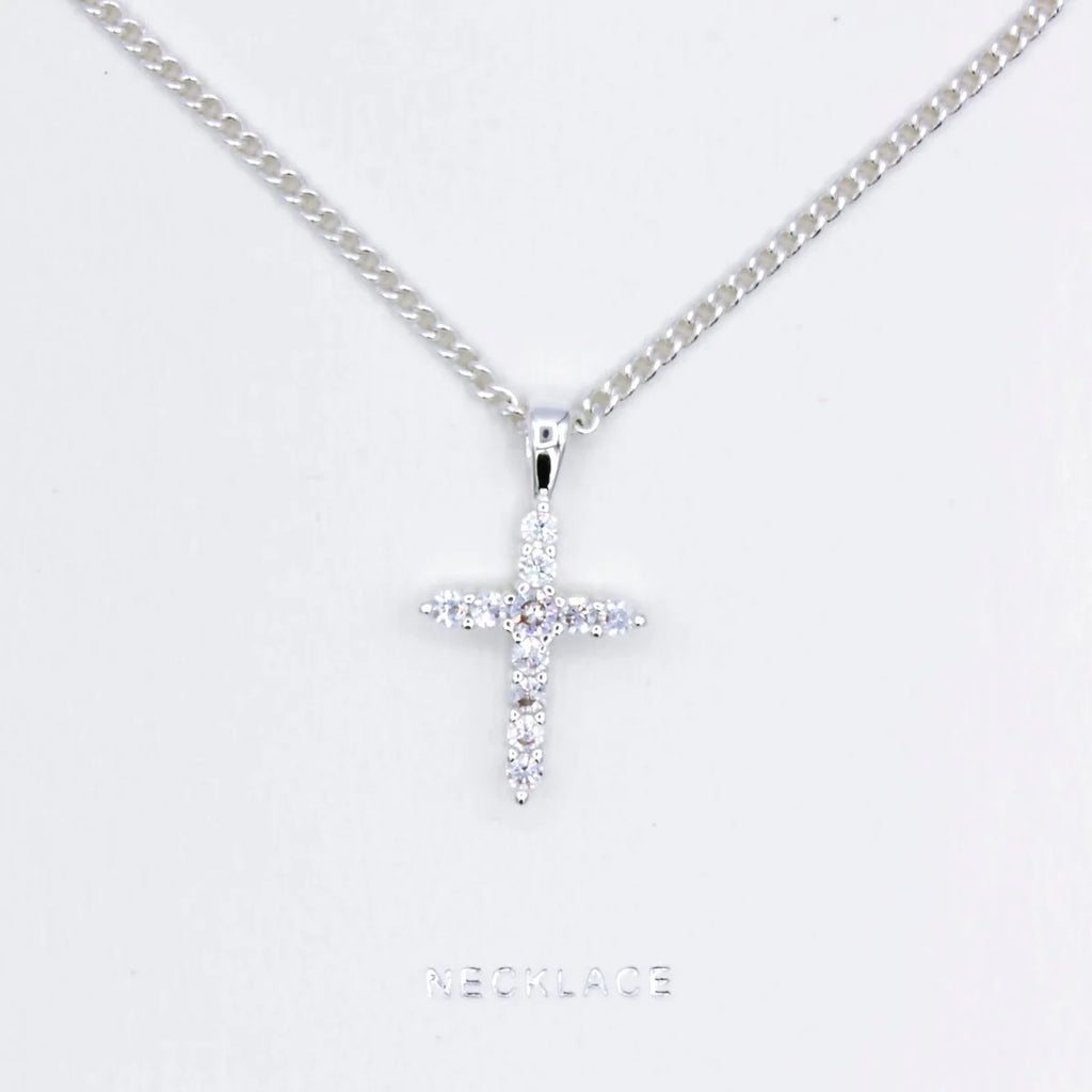 Lauren Hinkley Diamante Cross Necklace