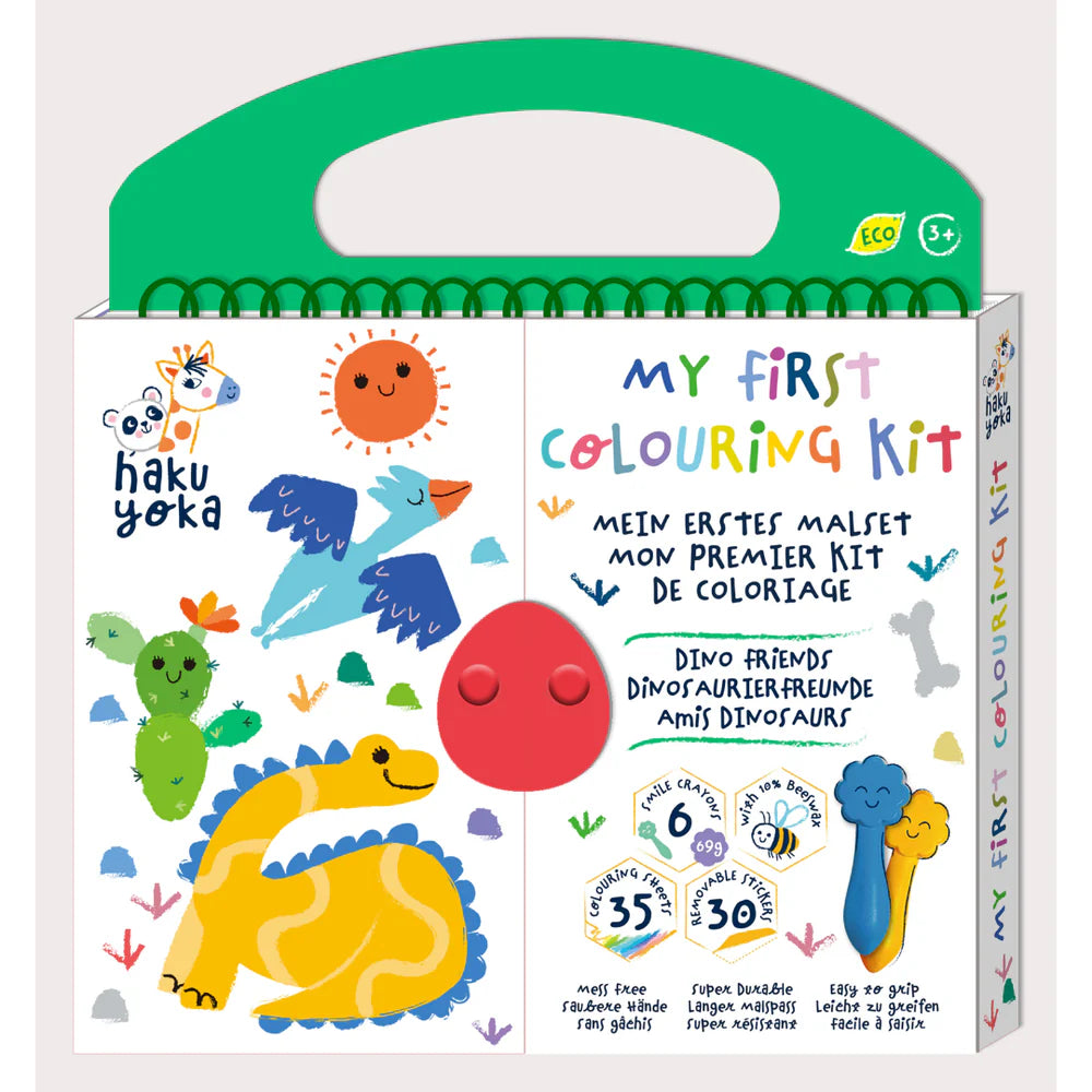 Haku Yoka My First Colouring Kit - Dino Friends