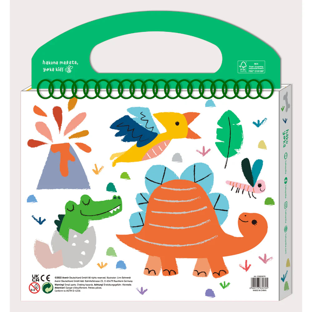 Haku Yoka My First Colouring Kit - Dino Friends