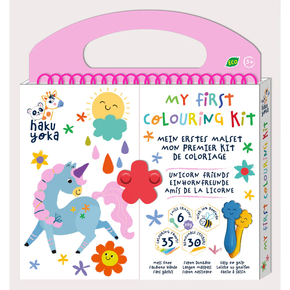 Haku Yoka My First Colouring Kit - Unicorn Friends