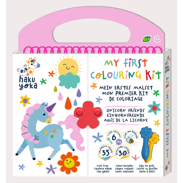 Haku Yoka My First Colouring Kit - Unicorn Friends