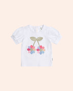 Huxbaby Flower Power Puff Sleeve Tee