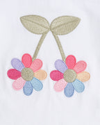 Huxbaby Flower Power Puff Sleeve Tee