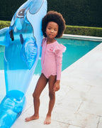 Huxbaby Frill Swimsuit Cherry Pie Stripe