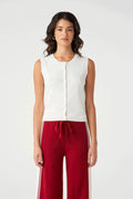 ARCAA Finley Button Up Vest - White