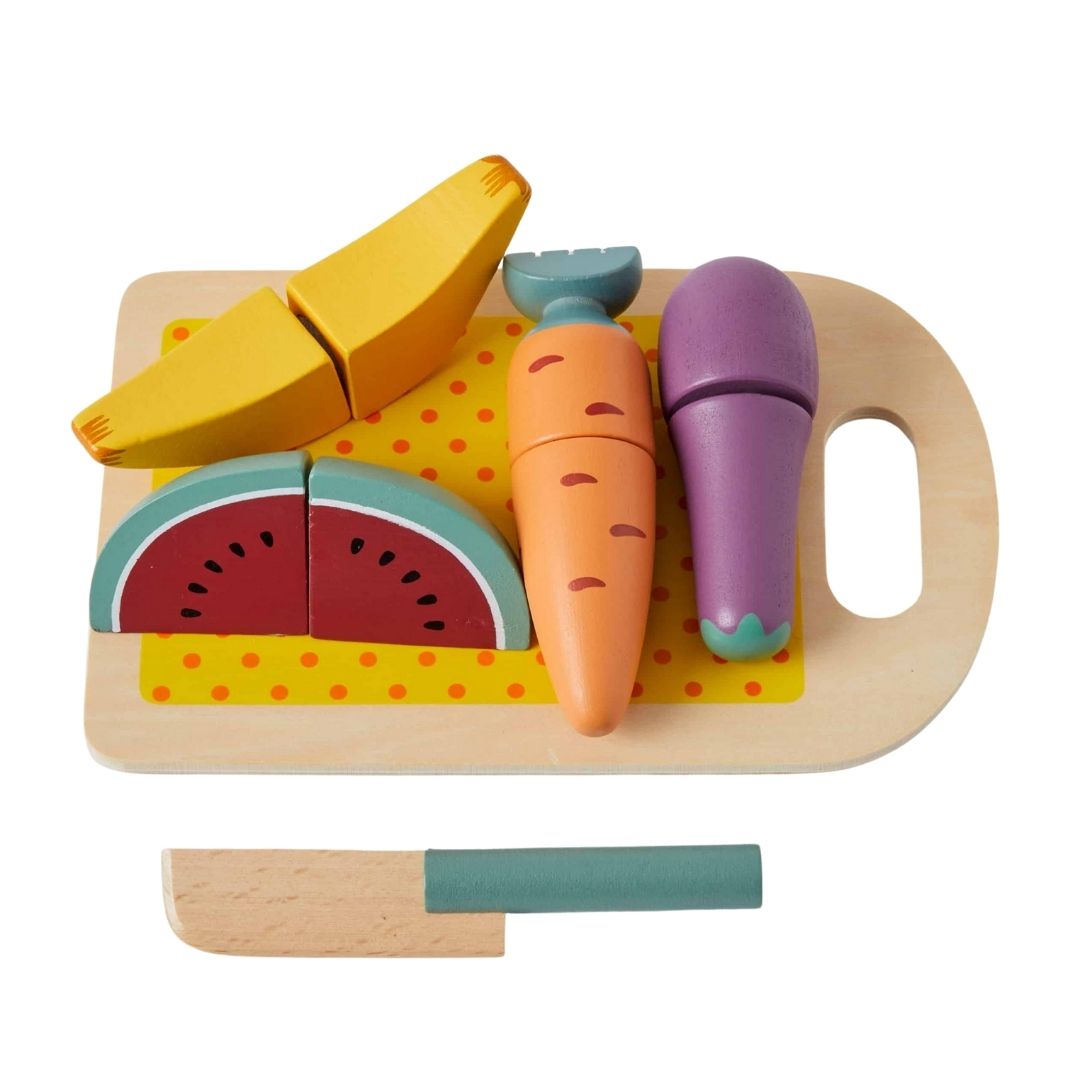 Zookabee Fruit Chopping Set - Wooden