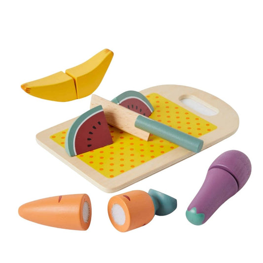 Zookabee Fruit Chopping Set - Wooden