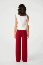 ARCAA Emery Pant - Wine & Ecru