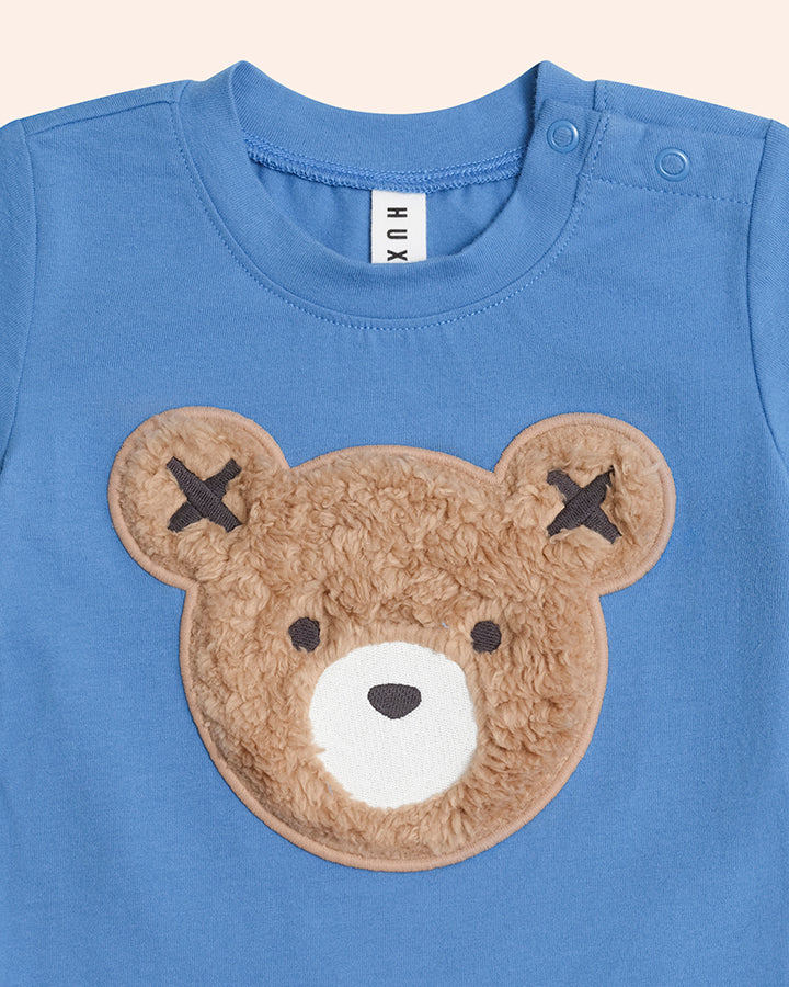 Huxbaby Furry Huxbear Marine Blue Tee