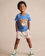Huxbaby Furry Huxbear Marine Blue Tee