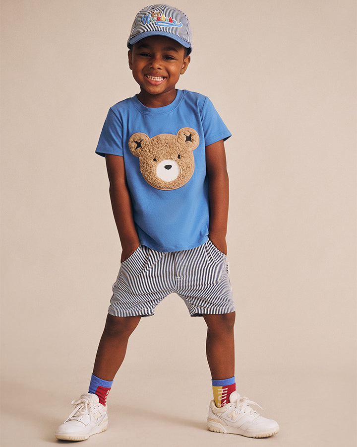 Huxbaby Furry Huxbear Marine Blue Tee