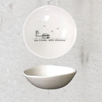 East Of India Wobbly Porcelain Bowls Medium