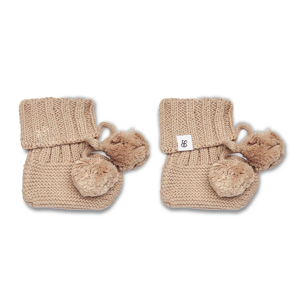 Snuggle Hunny Organic Cotton Knit Booties - Assorted