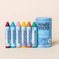 Honeysticks Bath Crayons Super Jumbos 6 pack