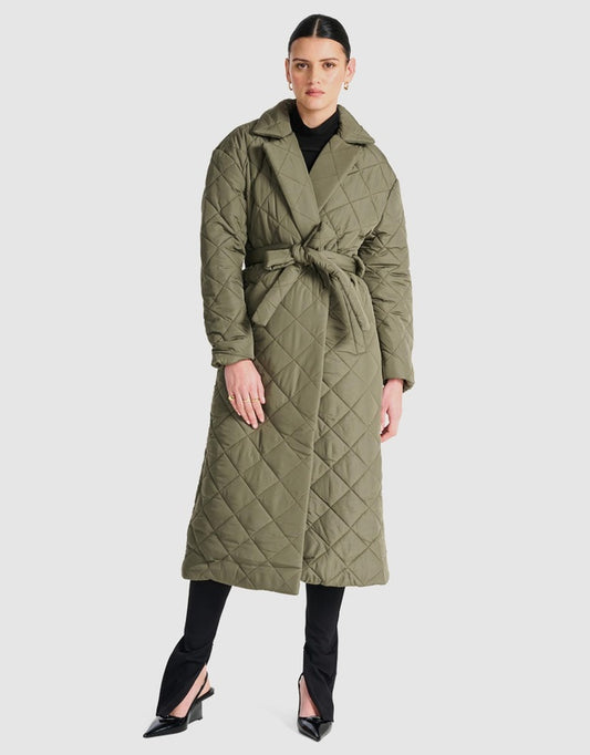 ENA PELLY  Mia Longline Quilted Jacket