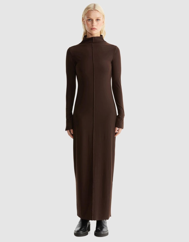 Ena Pelly Freya Maxi Dress Mahogany