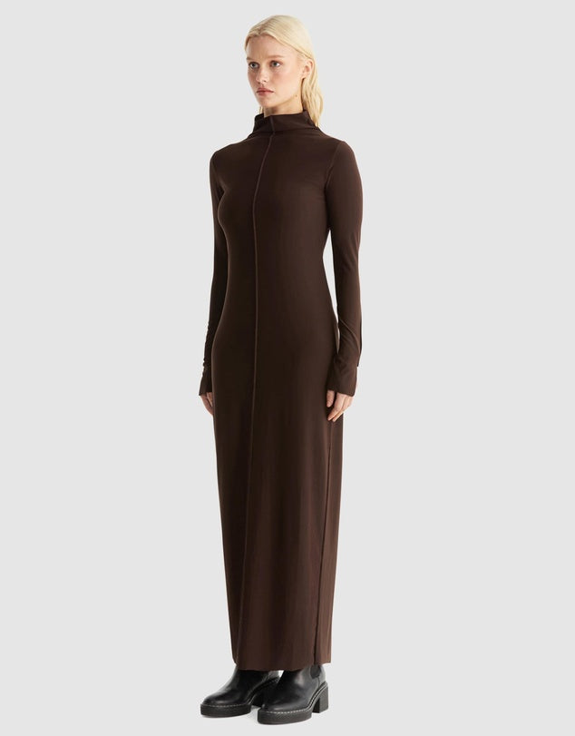 Ena Pelly Freya Maxi Dress Mahogany