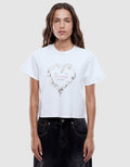 Ena Pelly Rose Heart Relaxed Baby Tee