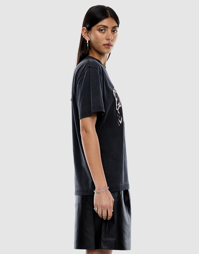 Ena Pelly Leopard Collegiate Tee