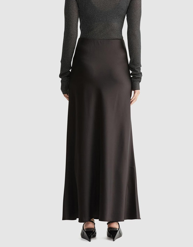 Ena Pelly Logan Satin Maxi Skirt