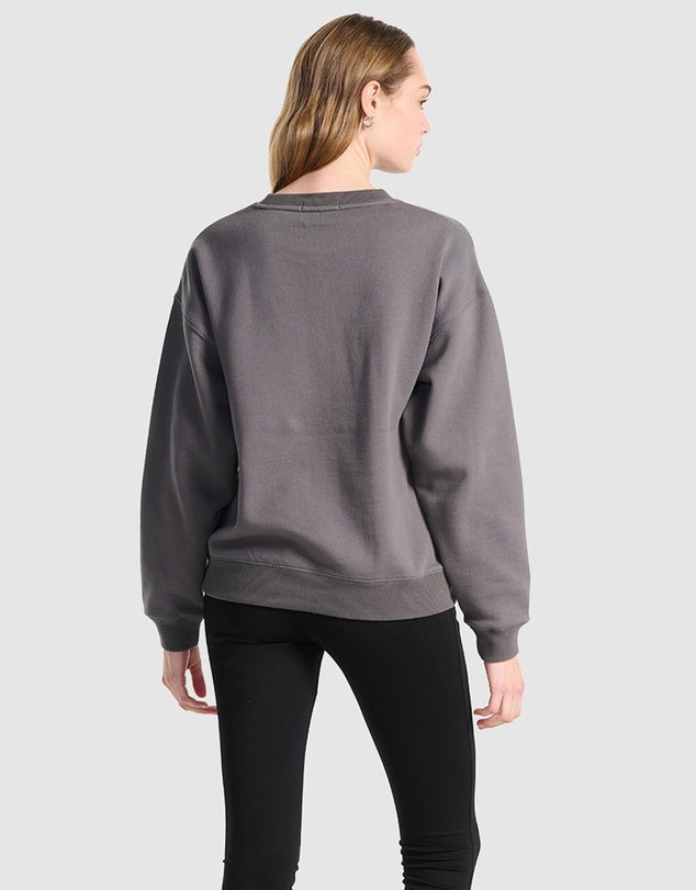 Ena Pelly Flocked Python Relaxed Sweater