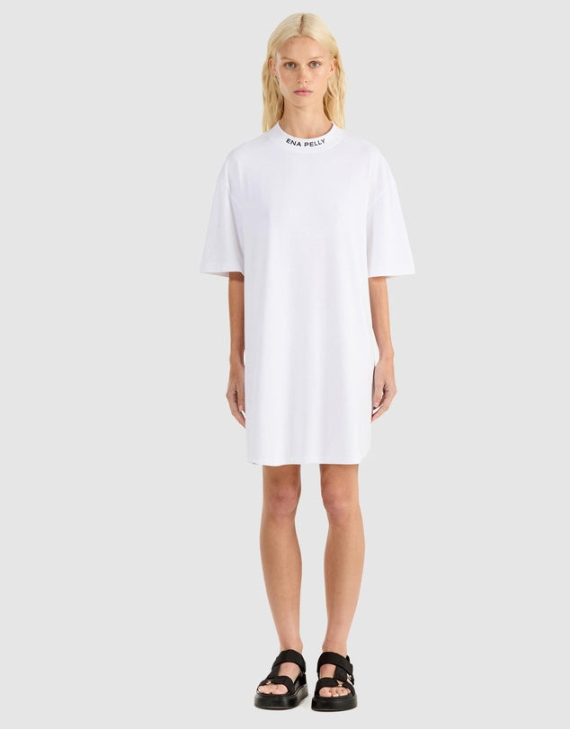 Ena Pelly Cassie Tee Dress White