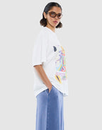Ena Pelly Sunflower Warp Tee