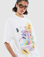 Ena Pelly Sunflower Warp Tee
