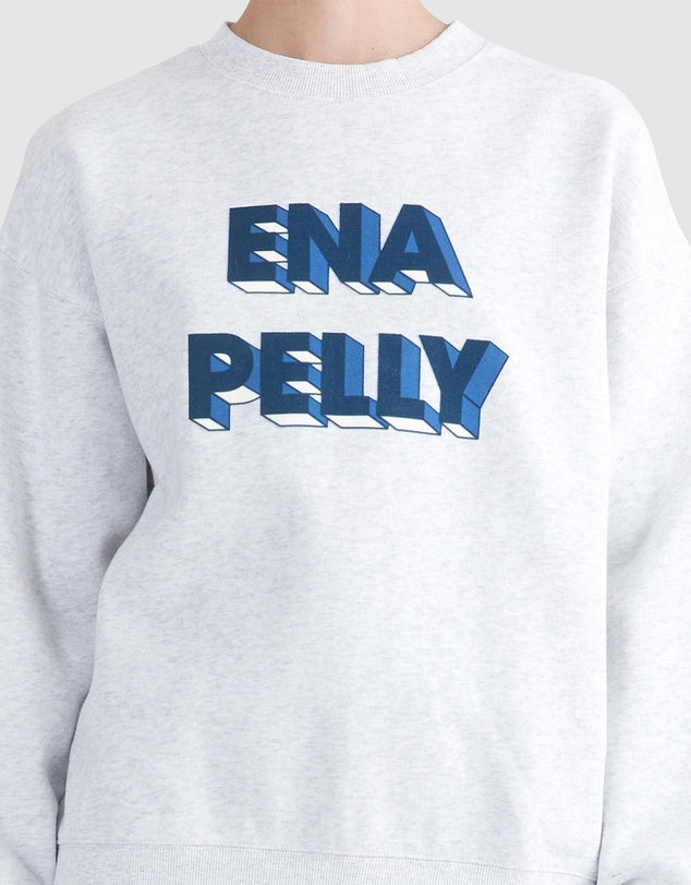 Ena Pelly 3D Logo Relaxed Sweater