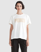 Ena Pelly Text Tee Vintage White
