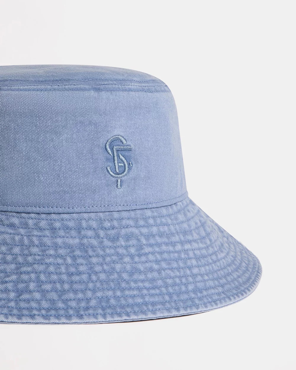 Seafolly - Washed Bucket Hat - Denim Blue
