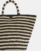 Seafolly - Large Raffia Tote Bag - Natural & Black