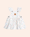 Huxbaby I Heart Cake Pinafore Dress