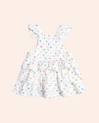 Huxbaby I Heart Cake Pinafore Dress