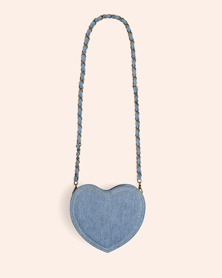 Huxbaby I Heart Fruit Denim Shoulder Bag