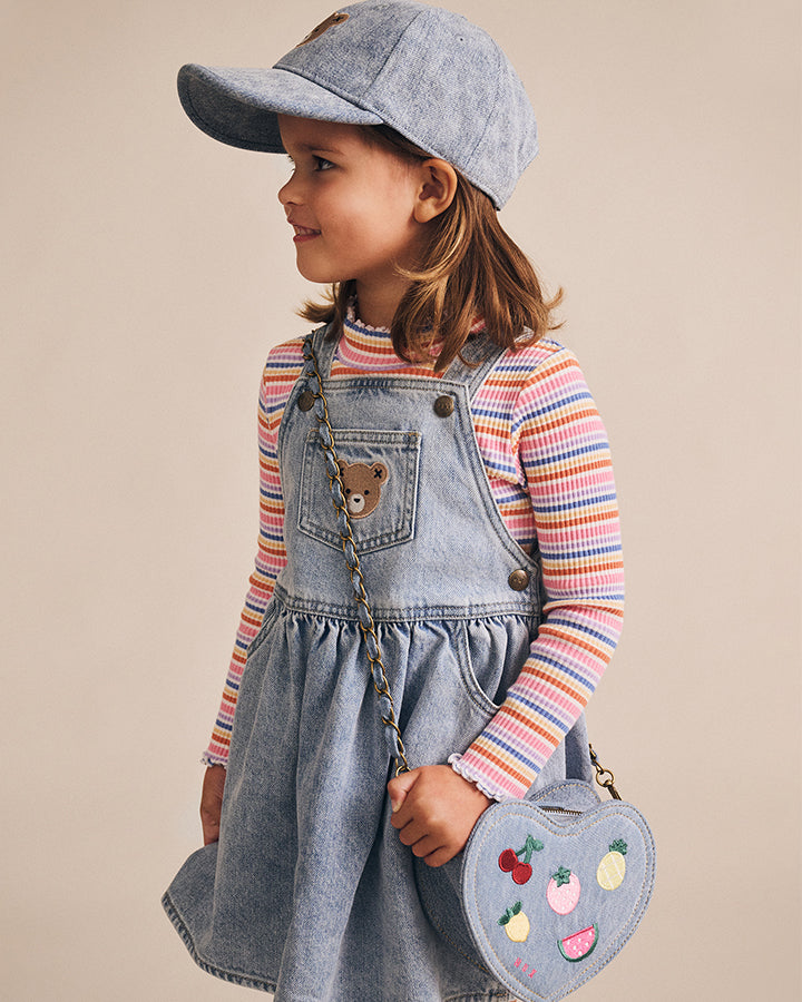 Huxbaby I Heart Fruit Denim Shoulder Bag