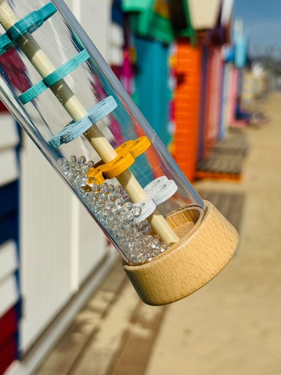 ToysLink Wooden Rainmaker Rattle