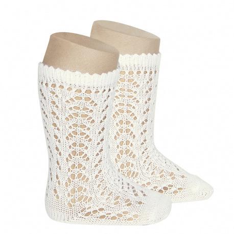 Condor Full Crochet Knee High Sock - Beige (303)