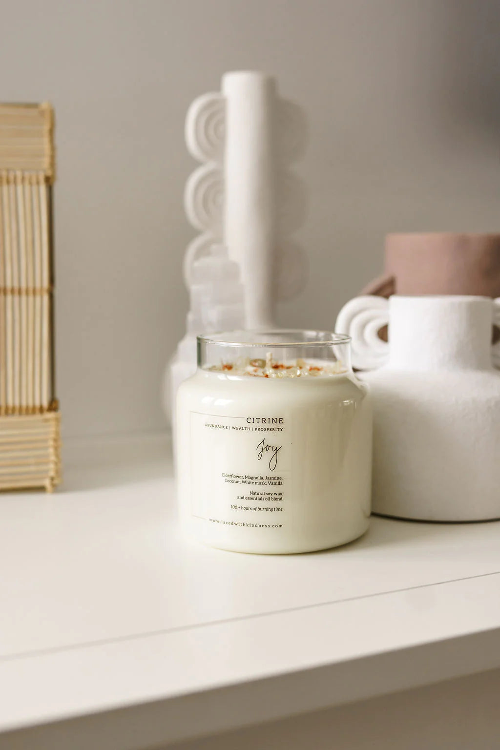 Laced with Kindness Candle | Joy