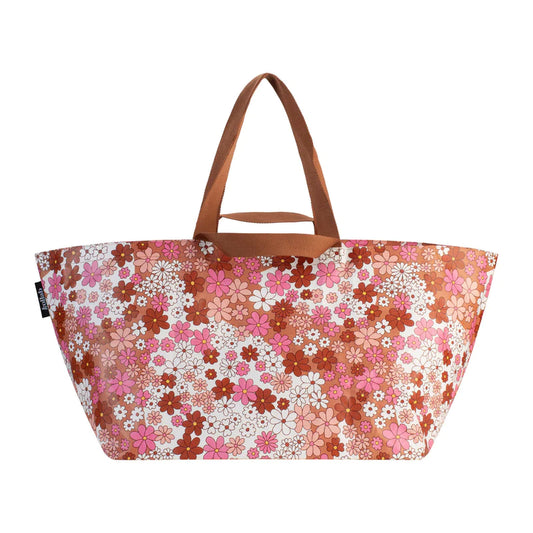 Kollab Beach Bag - Pink Daisy