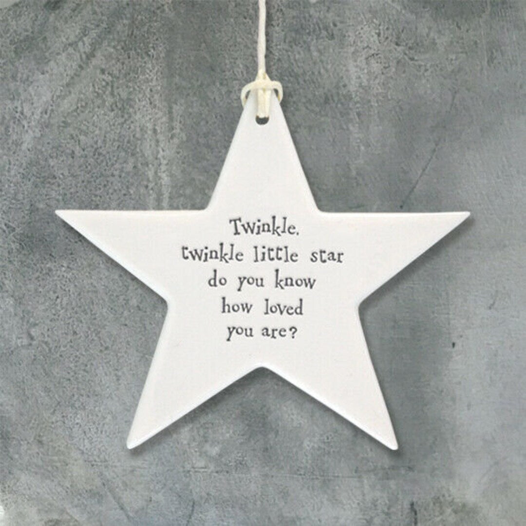 East of India- Porcelain Star Twinkle Twinkle