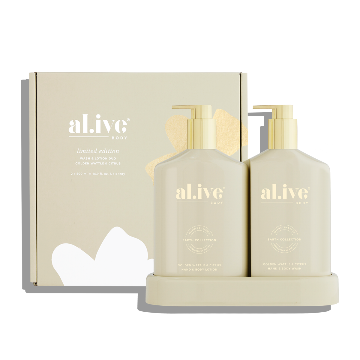 Al.ive - Wash & Lotion Duo - Golden Wattle & Citrus