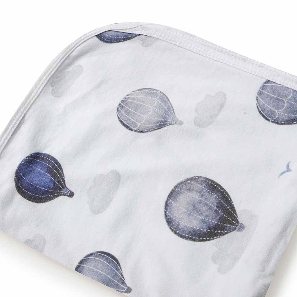 Snuggle Hunny Cloud Chaser Organic Jersey Wrap & Beanie Set