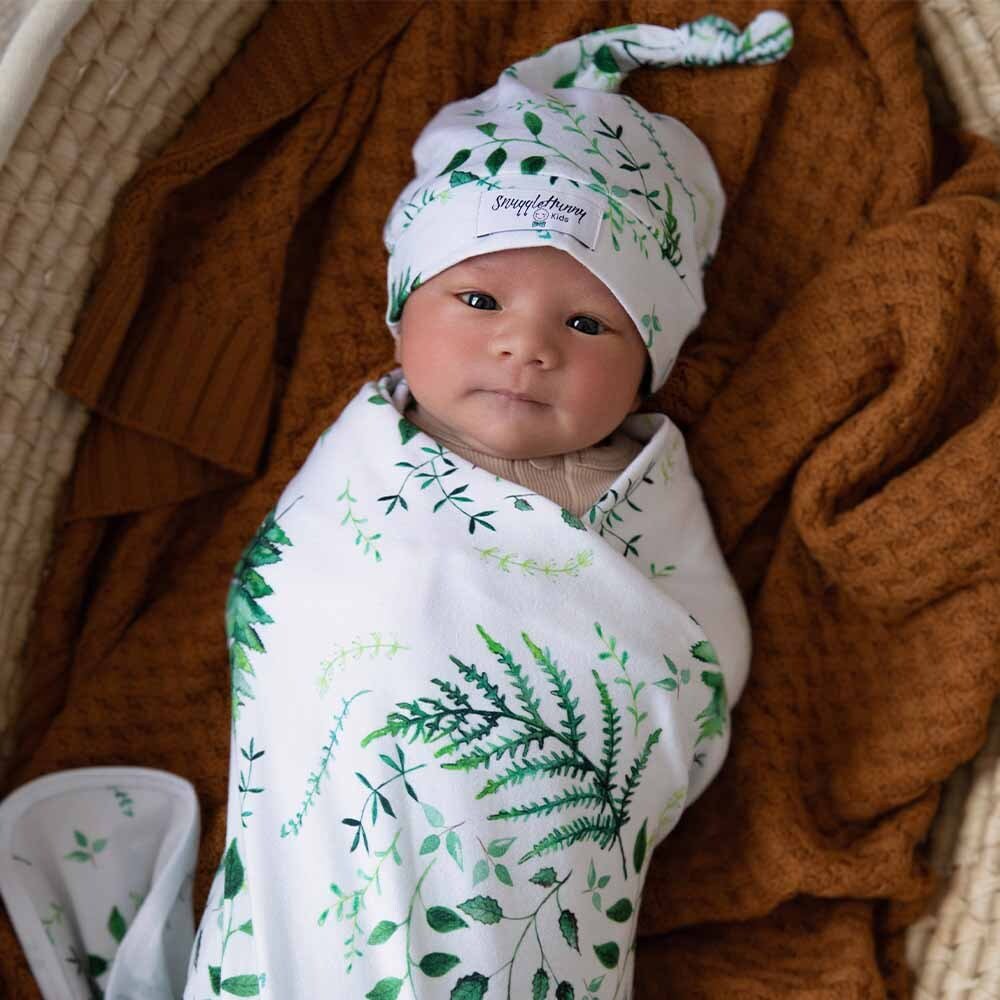 Snuggle Hunny Enchanted Organic Jersey Wrap & Beanie Set