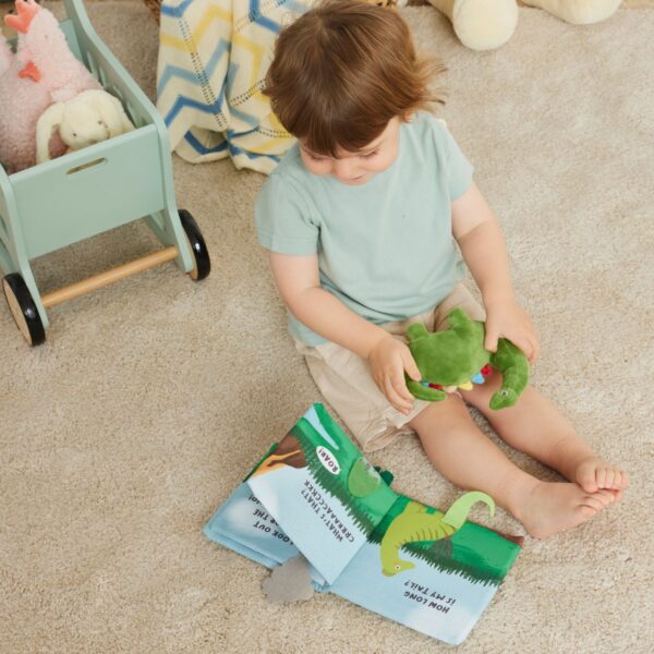 Jiggle & Giggle Dinosaurs Activity Fabric Book & Toy Set