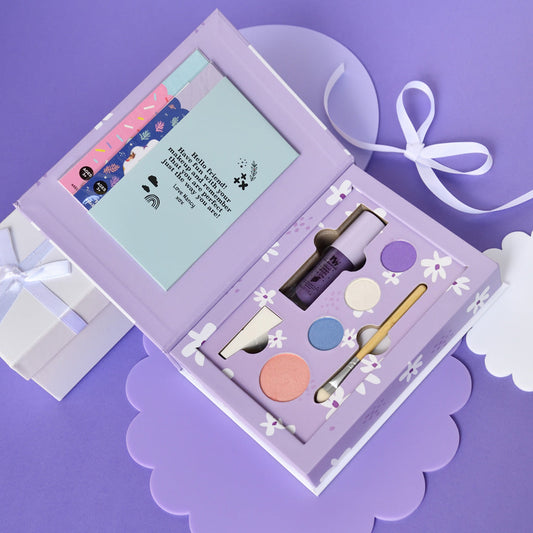 No Nasties - Nancy Purple Natural Pressed Powder Kids Makeup Palette Kit