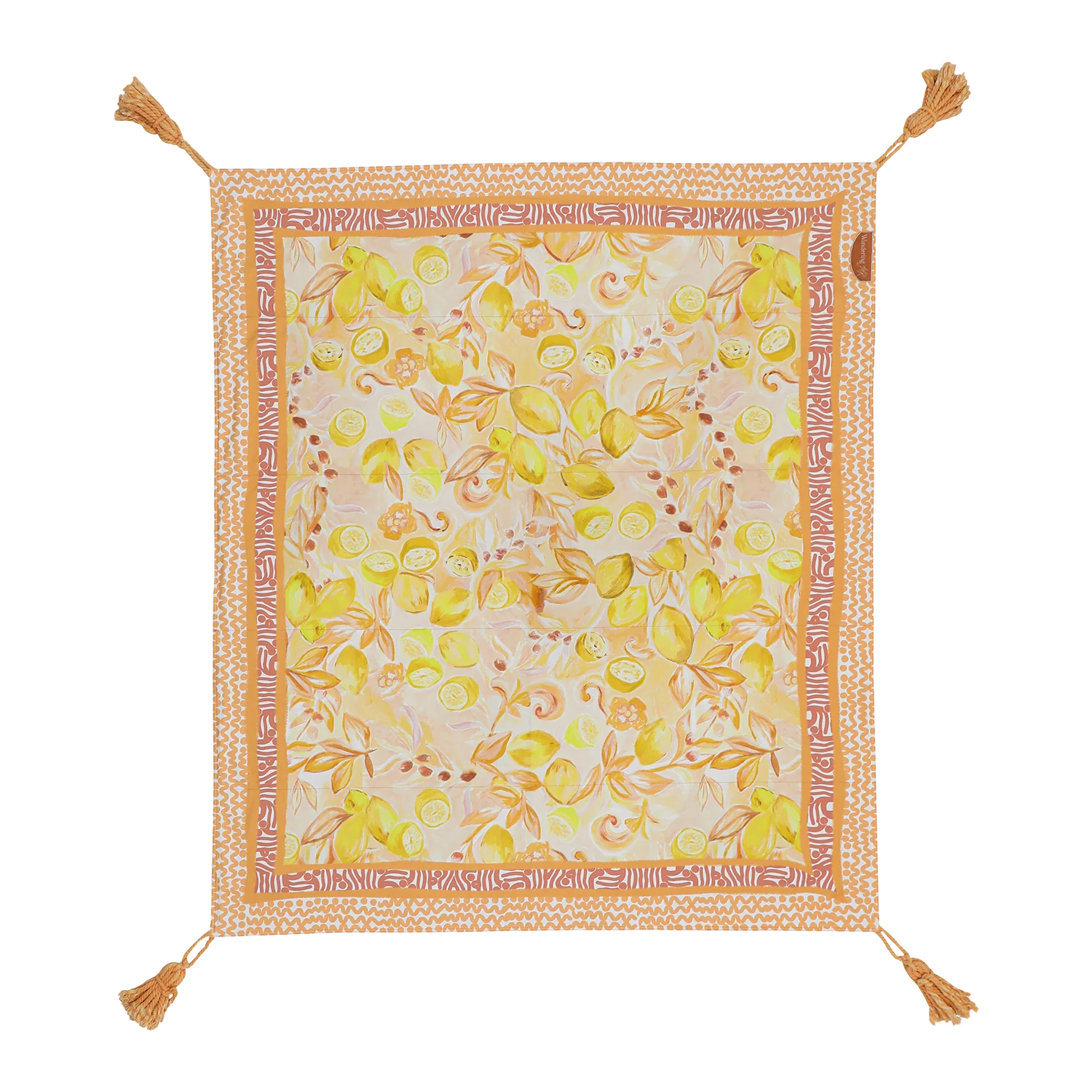 Wandering Folk Le lemon Picnic Rug