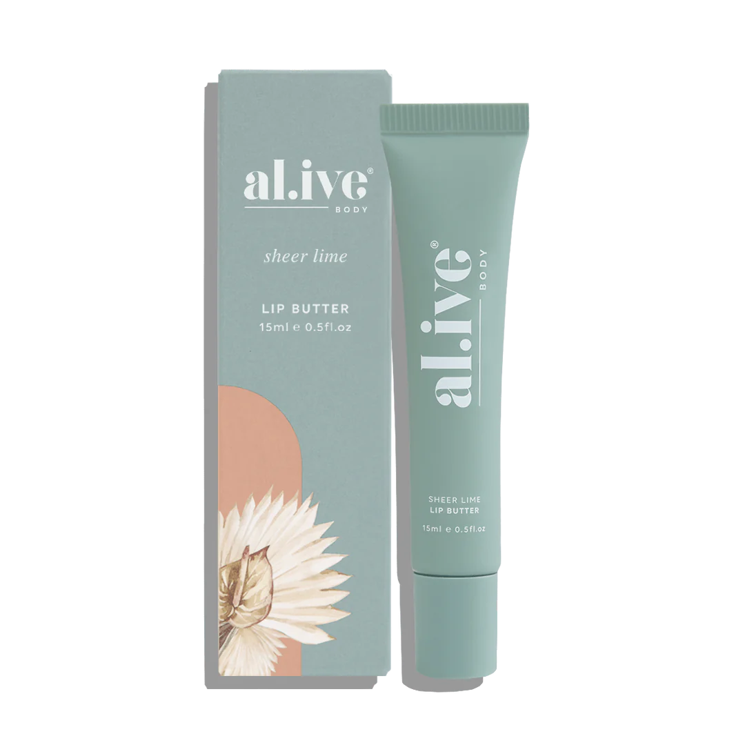 Al.ive Body Lip Butter - Sheer Lime